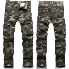 Mens Fashion Jeans camouflage 5708#