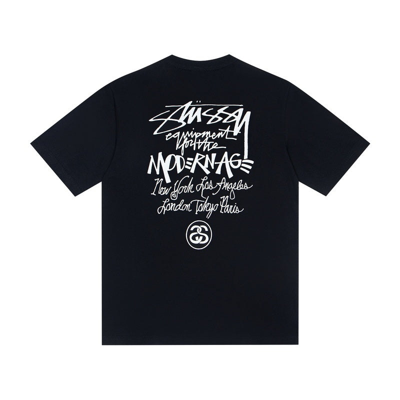 Stussy T shirts High-quality 260g pure cotton double yarn fabric