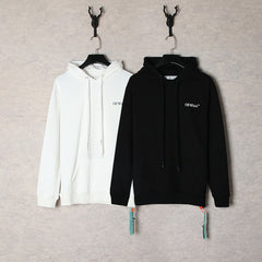 Off White hoodie oil painting series pullover terry hooded