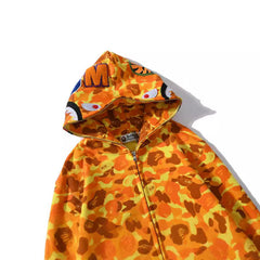 Bathing Ape Bape Hoodie PlayerUnknown's Battlegrounds Orange Camo Jacket