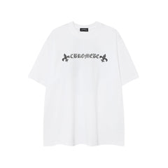 CHH  Heart T Shirts Horseshoe Cross Old Retro Fashion Men's and Women's Short Sleeve T-Shirt