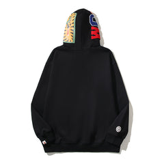 Bathing Ape Bape Hoodie Embroidery Solid Color Sweater Men