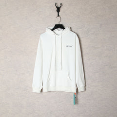Off White hoodie oil painting series pullover terry hooded
