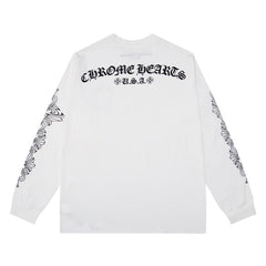 CHH  Heart Long Sleeve Shirt Unisex Fashion Loose Long Sleeve Shirt