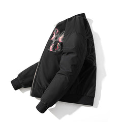 Mens Vintage Jackets Autumn/Winter Embroidered Jackets Vintage Baseball Uniforms