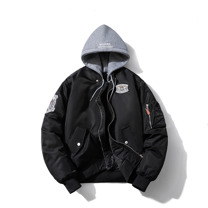 Mens Vintage Jackets Vintage Baseball Jacket Padded Jacket Oversize