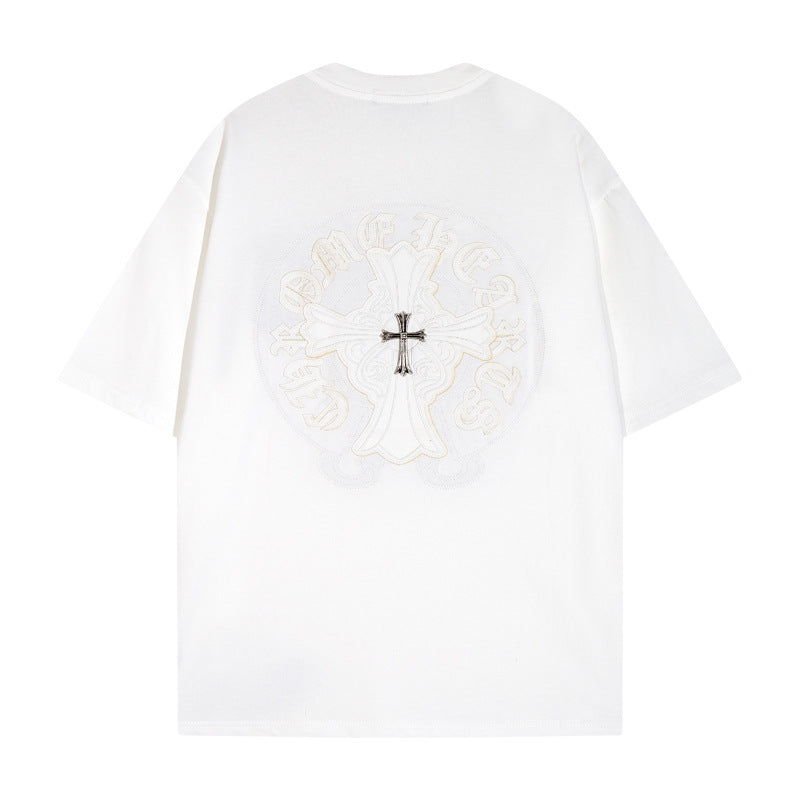 CHH Heart T Shirts Crowe T-Shirt Summer Short Sleeve Street Hip Hop