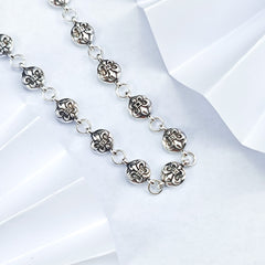 Chrome Hearts Necklace Cross Ball Men's and Women's Rough