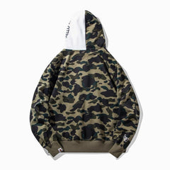 Bathing Ape Bape Hoodie Hello Kitty Camouflage Sweater Men
