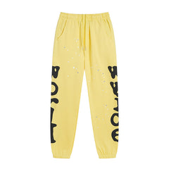 Sp5der Hoodie & Sweatpants Fleece-Lined Star Print
