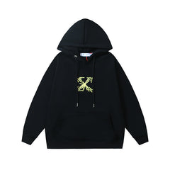 OW Golden Arrow Printed Hooded Sweater