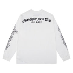 CHH  Heart Long Sleeve Shirt Unisex Fashion Loose Long Sleeve Shirt