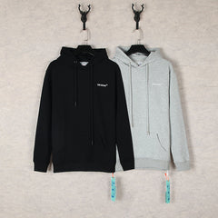 Off White hoodie EKG arrow pattern hooded