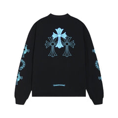 CHH  Heart Long Sleeve Shirt Unisex Fashion Loose Long Sleeve Shirt