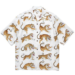 GUILTYPARTIES TIGER Shirts 24ss Tiger TIM LEHI, Hawaiian Short Sleeve Shirt