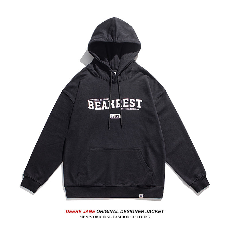 Men Pullover Hoodie Spring Sweater Loose All-Match Casual