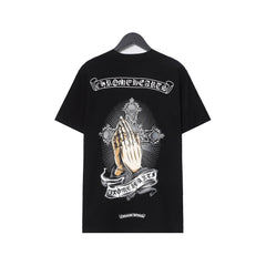 CHH Heart T Shirts Croix Hands Ribbon Cross
