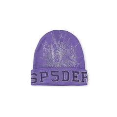Sp5der Knitted Beanie Wool