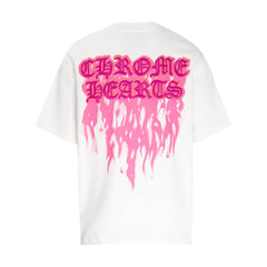 CHH Heart T Shirts Croix Flame Sanskrit Embroidery Printed T-Shirt Fashion Short Sleeve