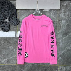 CHH  Heart Long Sleeve Shirt Unisex Fashion Loose Long Sleeve Shirt