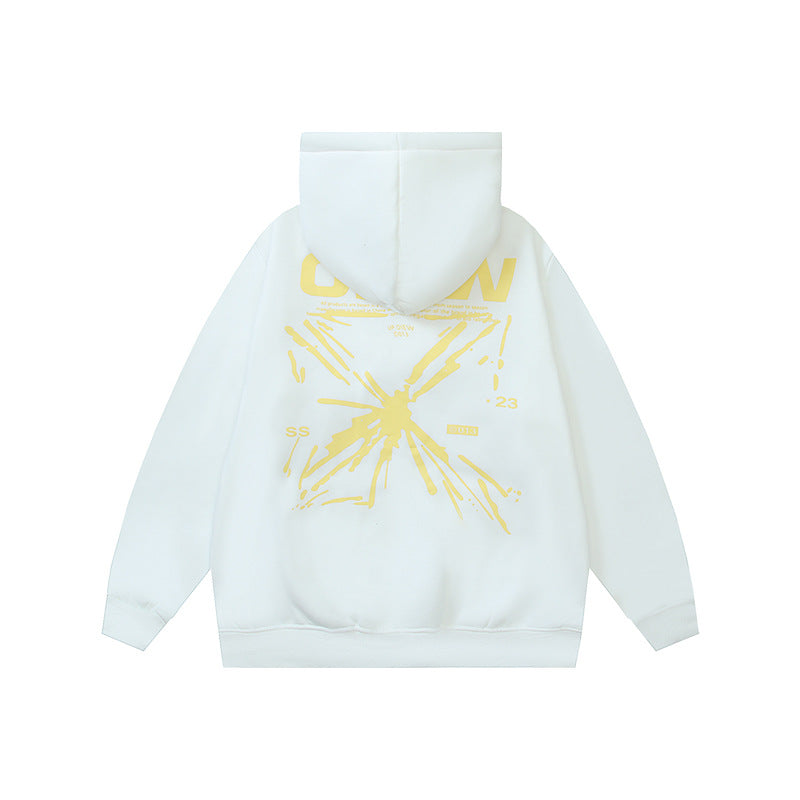 OW Golden Arrow Printed Hooded Sweater