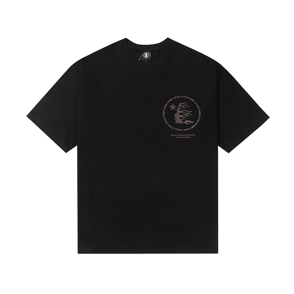 HS T-Shirt Printed Men's Top Short Sleeve