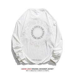 Men Pullover Hoodie Spring Sweater Men Loose Trendy All-Match Spring and Autumn