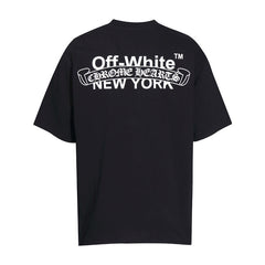 CHH Heart T Shirts Cross Color Leather Printed Short Sleeve T-Shirt Loose