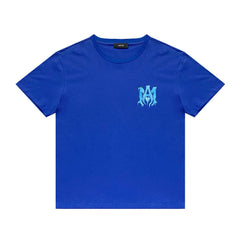 Amiri T Shirt Printed Casual Hip Hop round Neck Short Sleeve T-shirt