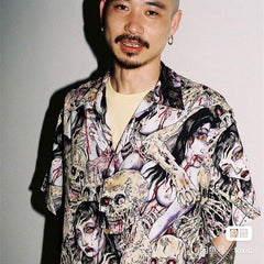 GUILTYPARTIES TIGER Shirts Hellflower, Motionless King, Hellgirl Classic Hawaiian Shirt