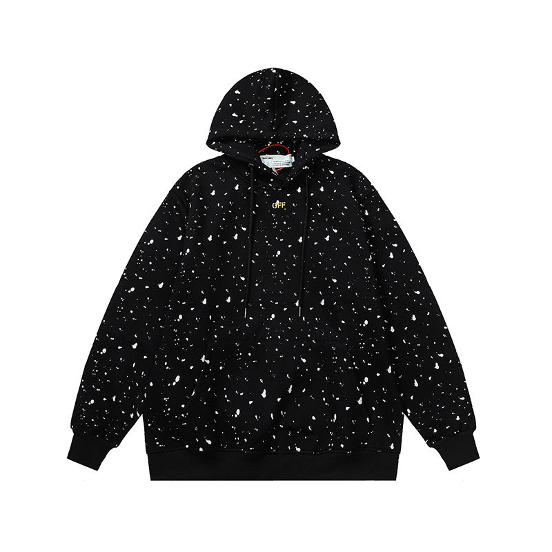 Off White hoodie line Arrow print Sleeve Hood