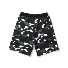 Bathing ape Bape Shorts camouflage luminous shark terry straight beach pants