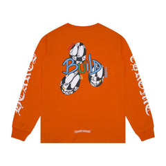 CHH  Heart Long Sleeve Shirt Unisex Fashion Loose Long Sleeve Shirt