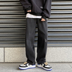 Men Jeans Straight-Leg Pants