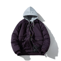 Mens Vintage Jackets Jacket Padded Workwear Jacket Trendy Baseball Uniform