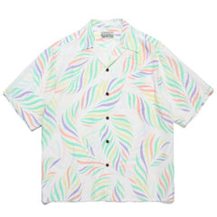 GUILTYPARTIES TIGER Shirts 23SS LEAF ALOHA Leaf Full Print Hawaiian Short Sleeve Shirt Men