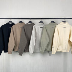 Fog Essentials Sweatshirt Half Cardigan Sweater