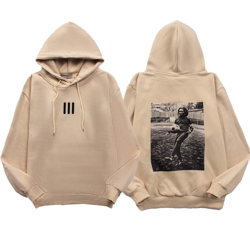 Off White hoodieFOG Alliance Series Character Pattern Pullover Hood