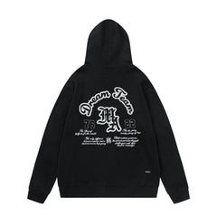 Amiri Hoodie AMI Towel Embroidered Letter Pattern Hooded Sweater for Men and Women