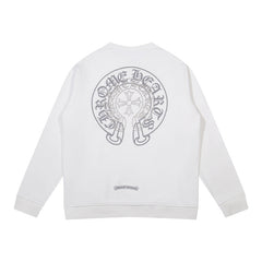 CHH  Heart Long Sleeve Shirt Unisex Fashion Loose Long Sleeve Shirt