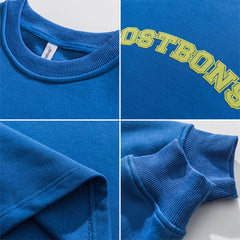 Men Pullover Hoodie Spring Sweater Men American Style Loose All-Match Fashion Spring and Autumn Leisure