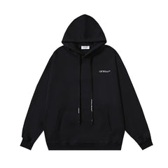 OW Smoke Arrow print hooded sweater