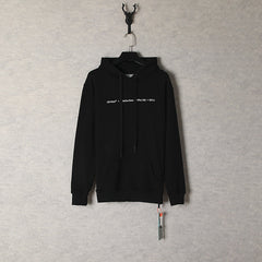 OFF Marker Graffiti Arrow Pullover Hooded Sweater
