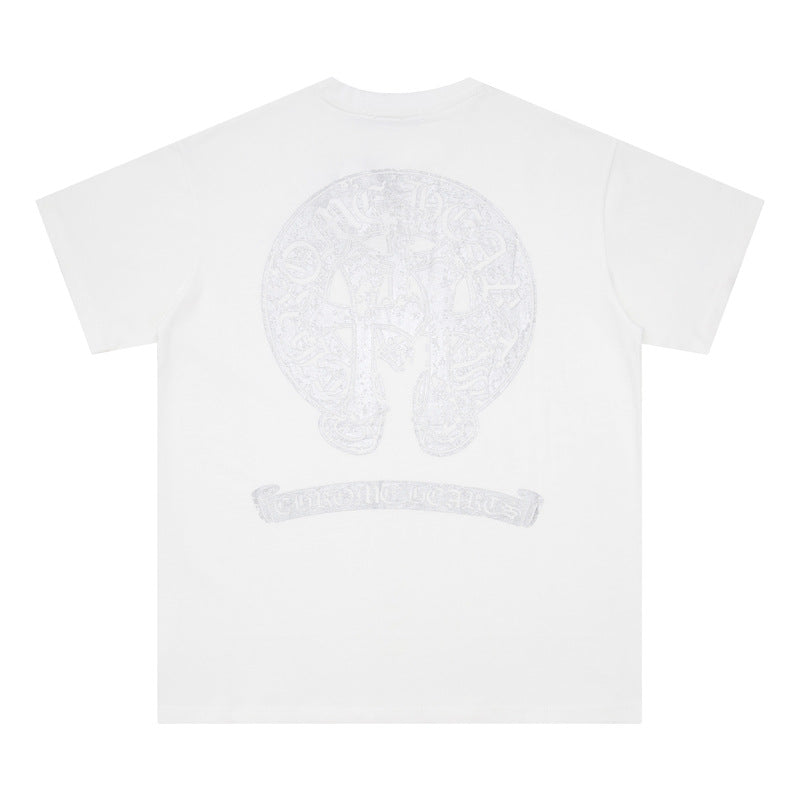 CHH Heart T Shirts Croix Sanskrit Cross Horseshoe Old T-Shirt