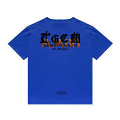 Amiri T Shirt Printed Casual Hip Hop round Neck Short Sleeve T-shirt