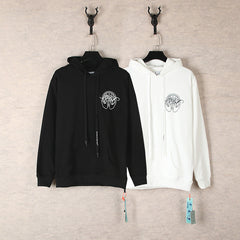 Off White hoodie palm arrow print hoodie