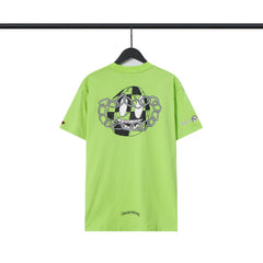 CHH  Heart T Shirts Back Cross Short Sleeve T-Shirt