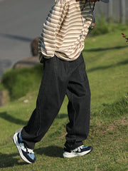 Men Jeans Vintage Cityboy Jeans Men's Straight Loose Oversize Pants