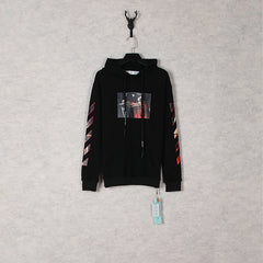 Off White hoodie Caravaggio oil painting pattern print hooded guard