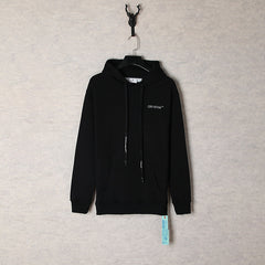 OW basic arrow pattern hooded sweater